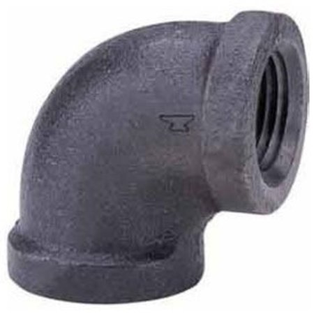 ANVIL 2 Black Malleable 90 Degree Elbow, Lead Free, 150 PSI 0810001818